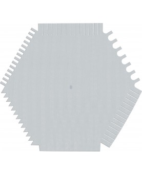 Plieninės šukos RGM COMB06B