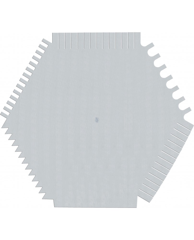 Plieninės šukos RGM COMB06B