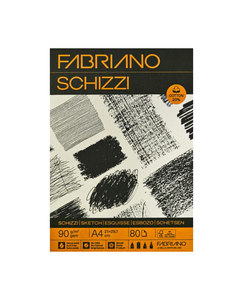 Bloknotas Fabriano Schizzi Bloknotas Fabriano Schizzi