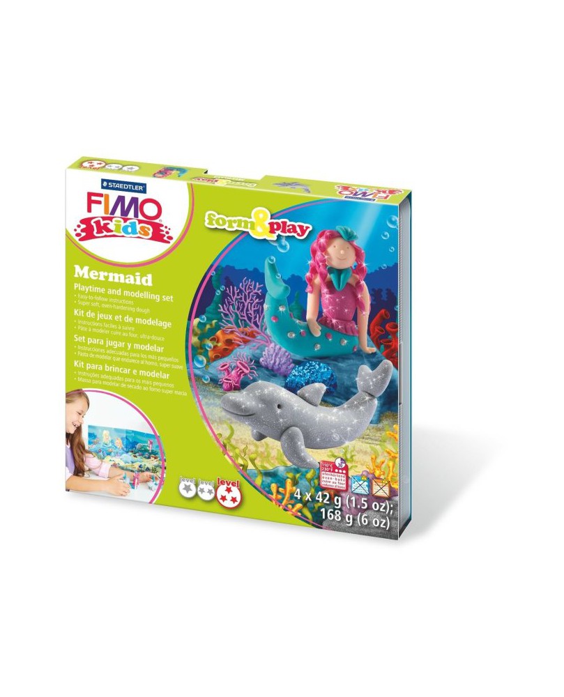 Modeliavimo rinkinys vaikams Fimo Kids, Mermaid Modeliavimo rinkinys vaikams Fimo Kids, Mermaid